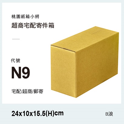 小紙箱【24X10X15.5 CM】- B浪